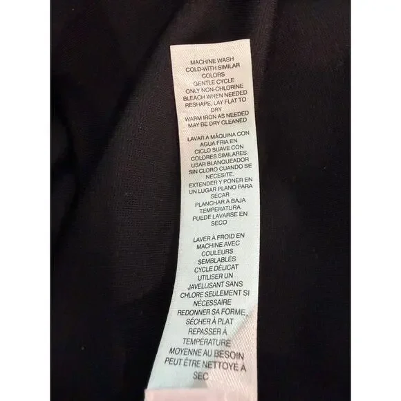 CHICO'S Black Stretch Sheath Dress M 🖤 - Picture 6 of 7